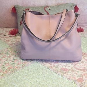 Coach pebble leather bag